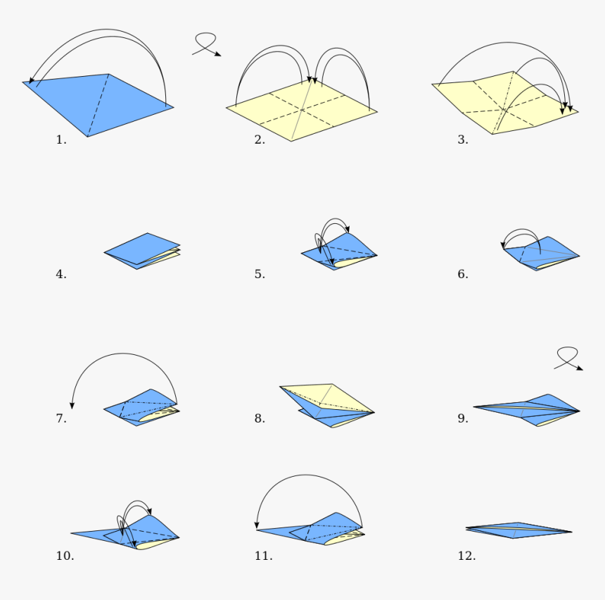 Origami Bird Base - Make Origami Bird Base, HD Png Download, Free Download