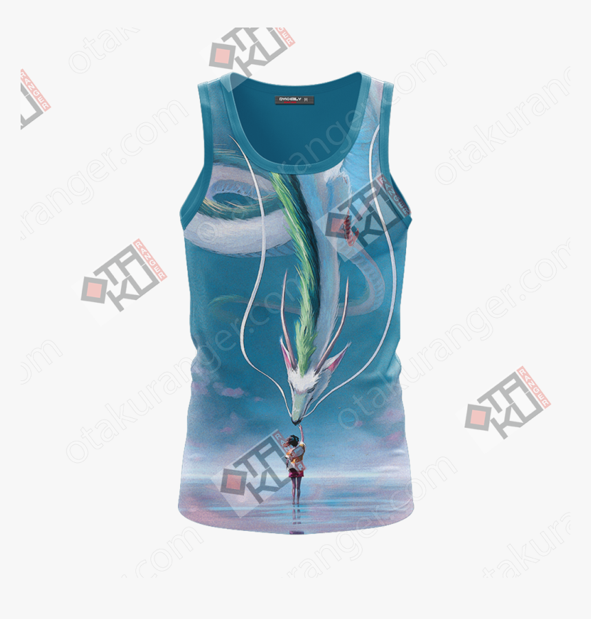 Spirited Away Ogino Chihiro And Haku Unisex 3d Tank - Neon Genesis Evangelion, HD Png Download, Free Download