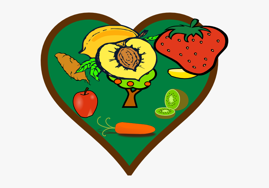 Fruit Heart Svg Clip Arts - Peach Clip Art, HD Png Download, Free Download