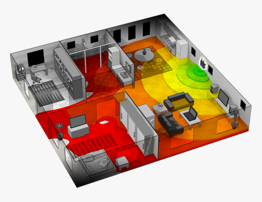 Wifi Heatmaps Are A Visualization Of How Far Your Wifi, HD Png Download, Free Download