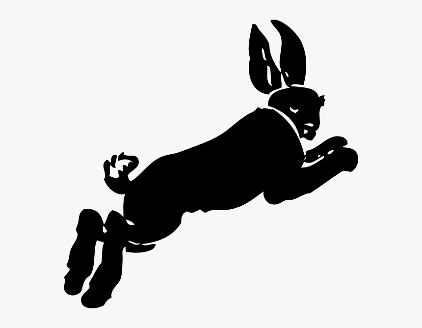 Running Rabbit Svg Clip Arts - Cartoon Runner Gif Png, Transparent Png, Free Download