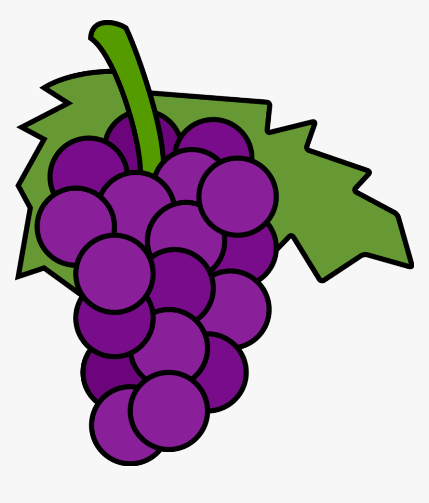 Grapes Fruits Png Transparent Images Clipart Icons - Grape Clipart, Png Download, Free Download