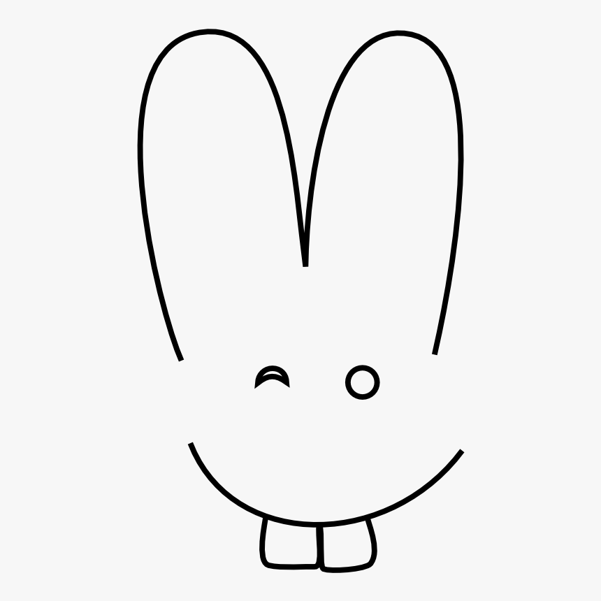 Rabbit Clipart Free Clipart Images - Line Art, HD Png Download, Free Download