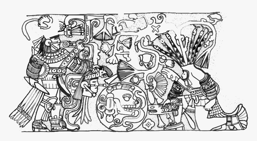 Geroglifici Maya , Png Download - Mayan Ball Game Decapitation, Transparent Png, Free Download