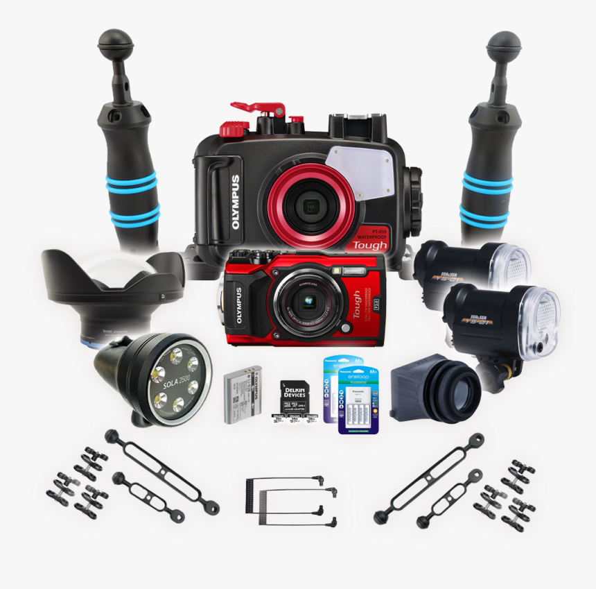 Olympus Ultimate Package For Tg-6 - Olympus Tg 6 Underwater Housing, HD Png Download, Free Download