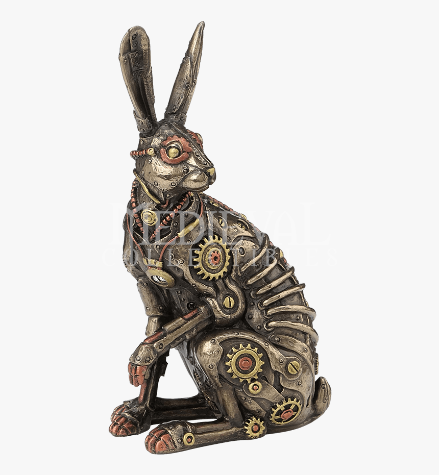 Steampunk Rabbit - Rabbit Sculpture, HD Png Download, Free Download