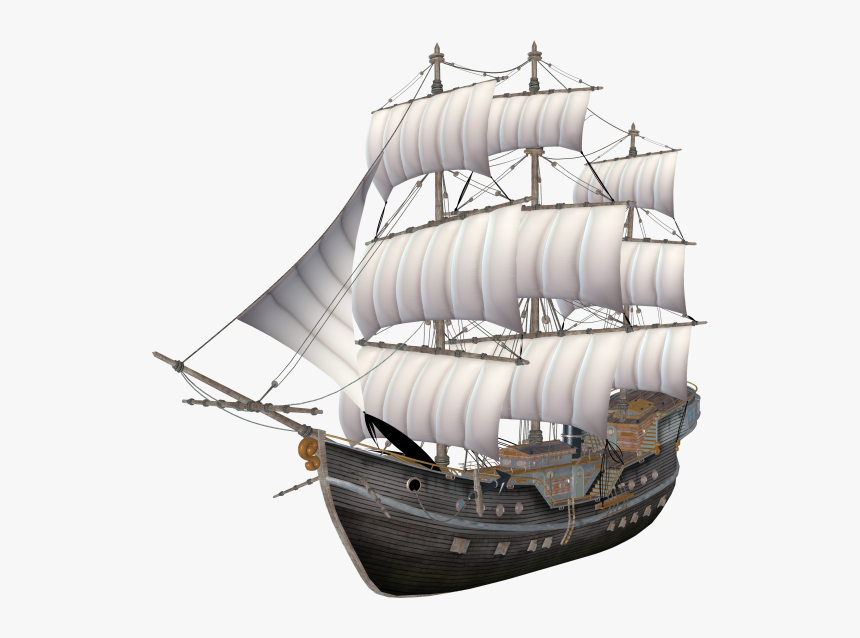 Galleon Rigged Ship, HD Png Download, Free Download