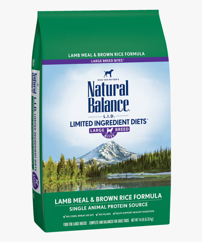 Limited Ingredient Diets® Lamb Meal & Brown Rice Large - Natural Balance Large Breed Lamb, HD Png Download, Free Download