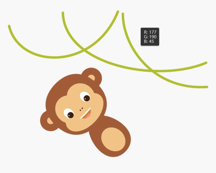 How To Create A - Hanging Monkey Png Cartoon, Transparent Png, Free Download