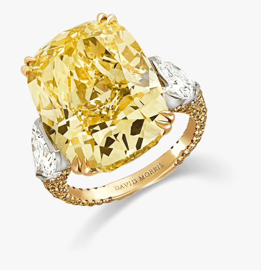 Transparent Yellow Diamond Png - Engagement Ring, Png Download, Free Download