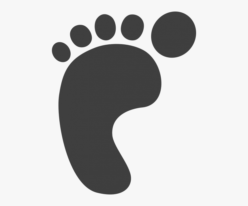 Foot Print Foot Feet - Footprint Clipart, HD Png Download, Free Download