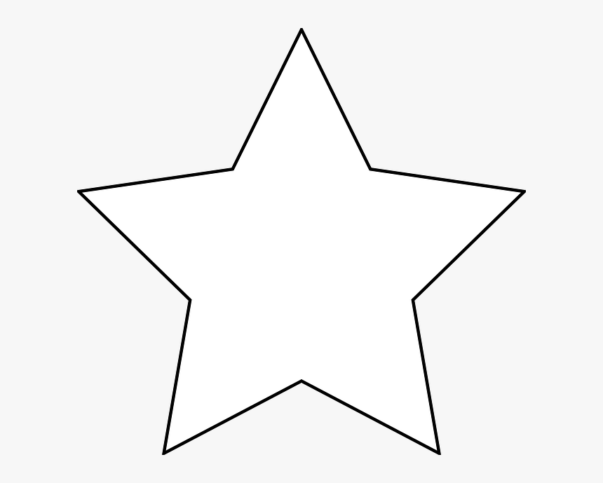 Star, Black, Bookmark, Favorite, Review, Geometric - Transparent Background White Star Png, Png Download, Free Download
