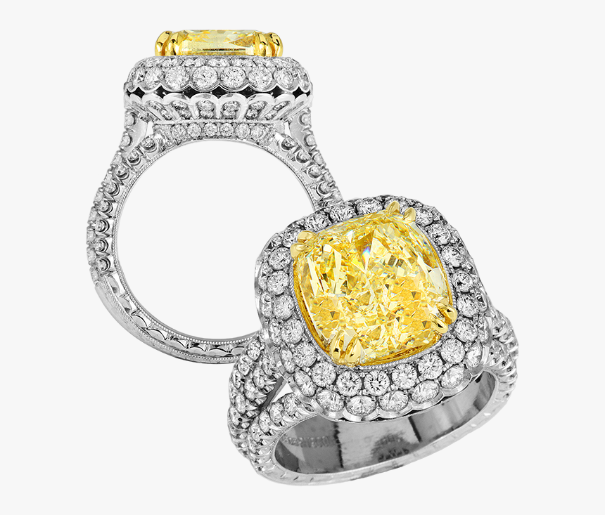 Jack Kelege Yellow Diamond Ring, HD Png Download, Free Download