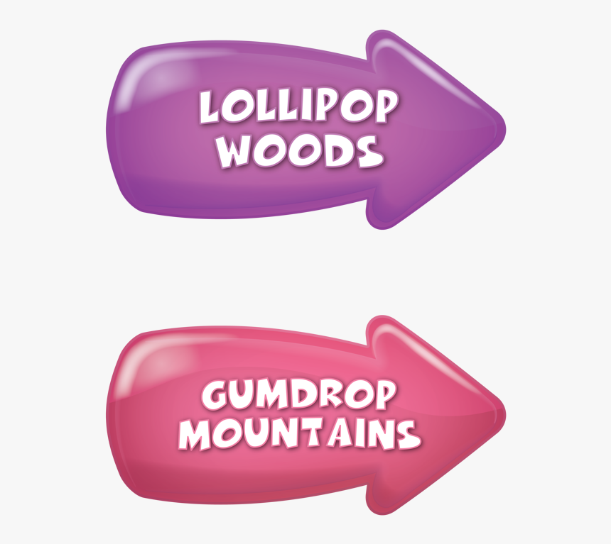 Path Signs More Giant Sweets, Candyland - Lilac, HD Png Download, Free Download