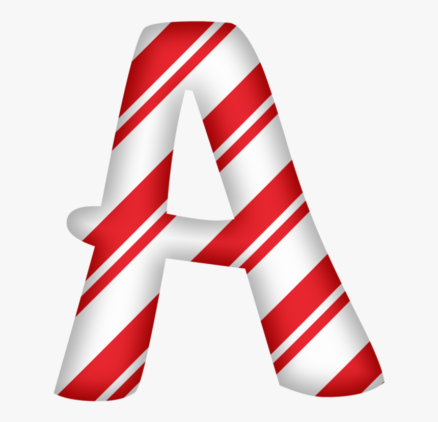 Candy Cane Alphabet Letter, HD Png Download, Free Download