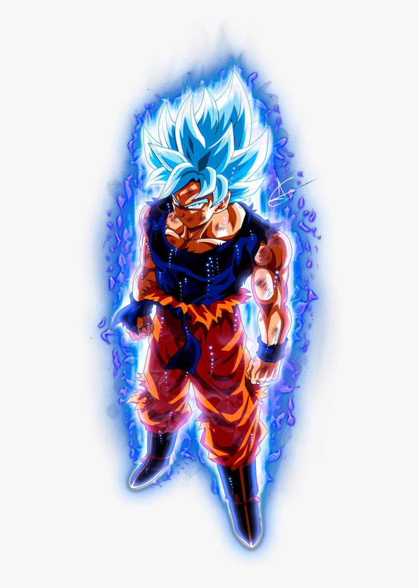 Goku Ultra Instinct Ssj Blue By Blackflim - Super Saiyan Blue Ultra Instinct, HD Png Download, Free Download