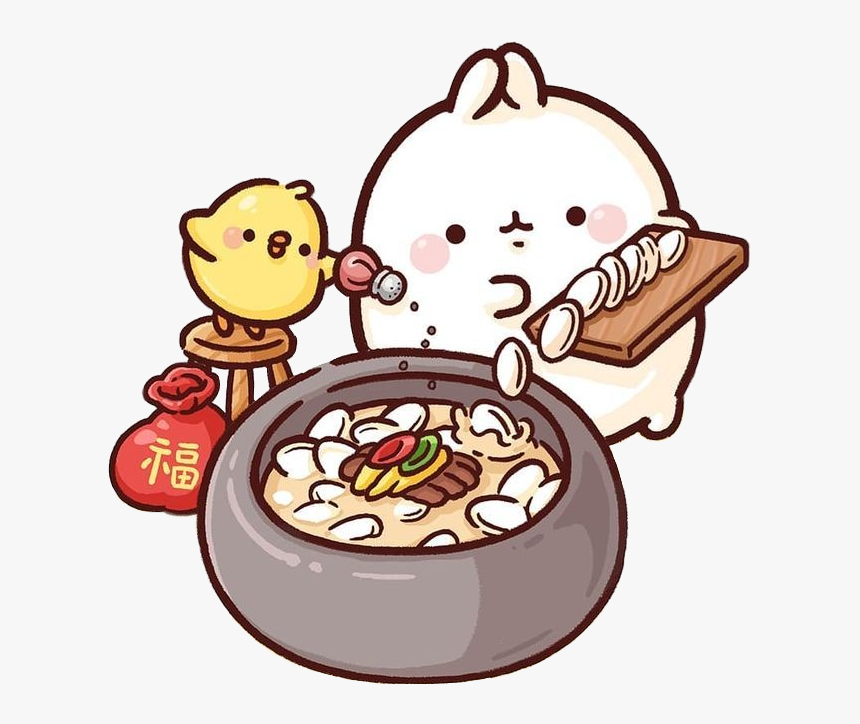 몰랑 이 음식 - Piu Piu Molang Cocina, HD Png Download, Free Download