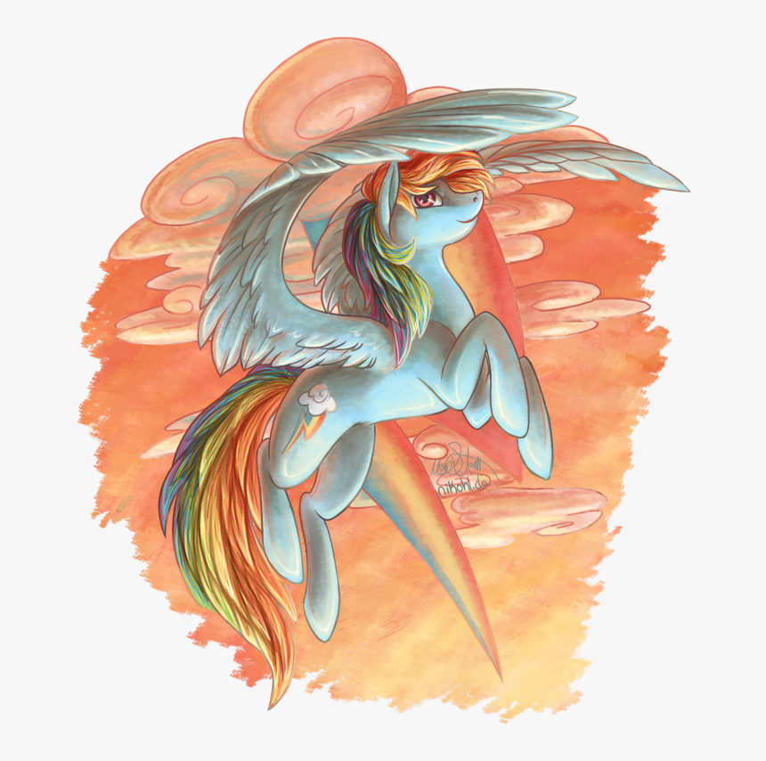 Epic Arco Iris Dash - Epic Mlp Rainbow Dash Fanart, HD Png Download, Free Download