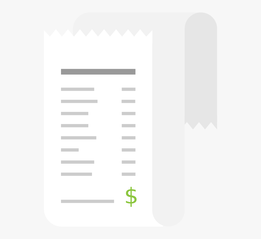 Receipt Flat Icon Vector - Parallel, HD Png Download, Free Download