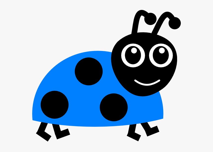 Blue Ladybug Svg Clip Arts, HD Png Download, Free Download