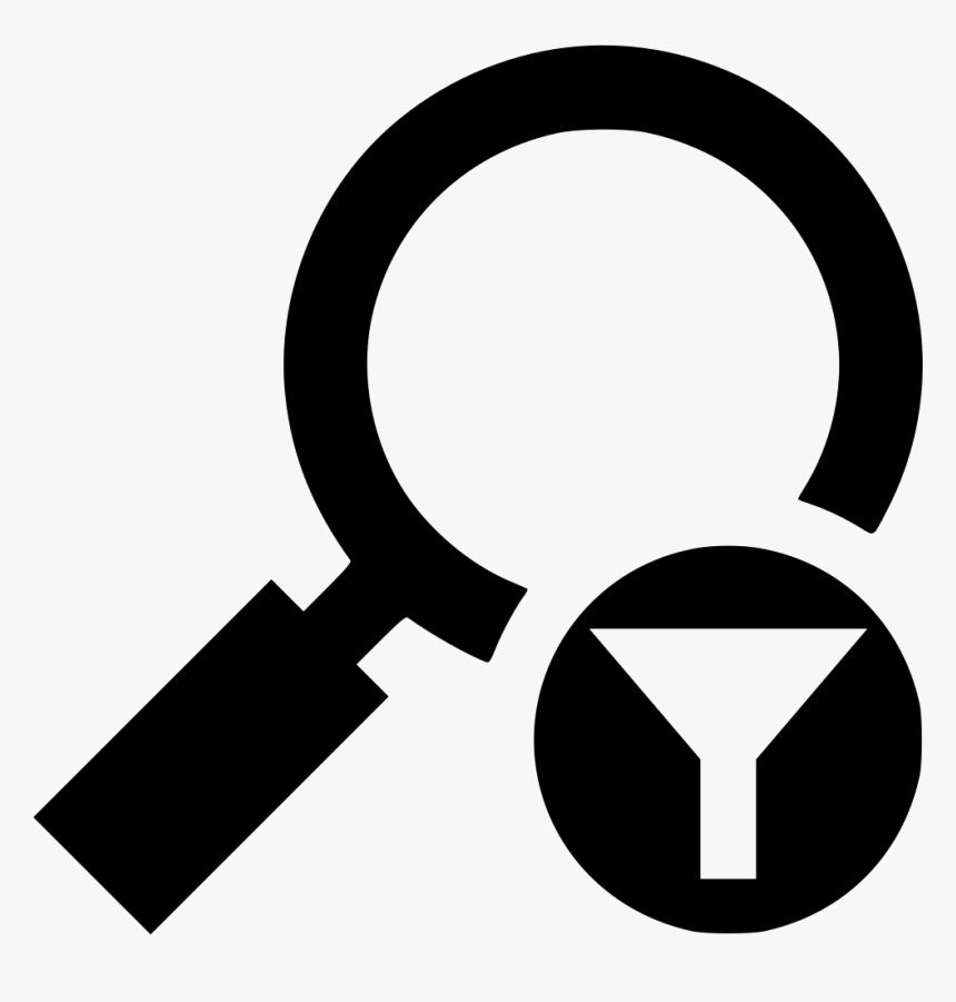 Search Filter - Search Filter Icon Png, Transparent Png, Free Download