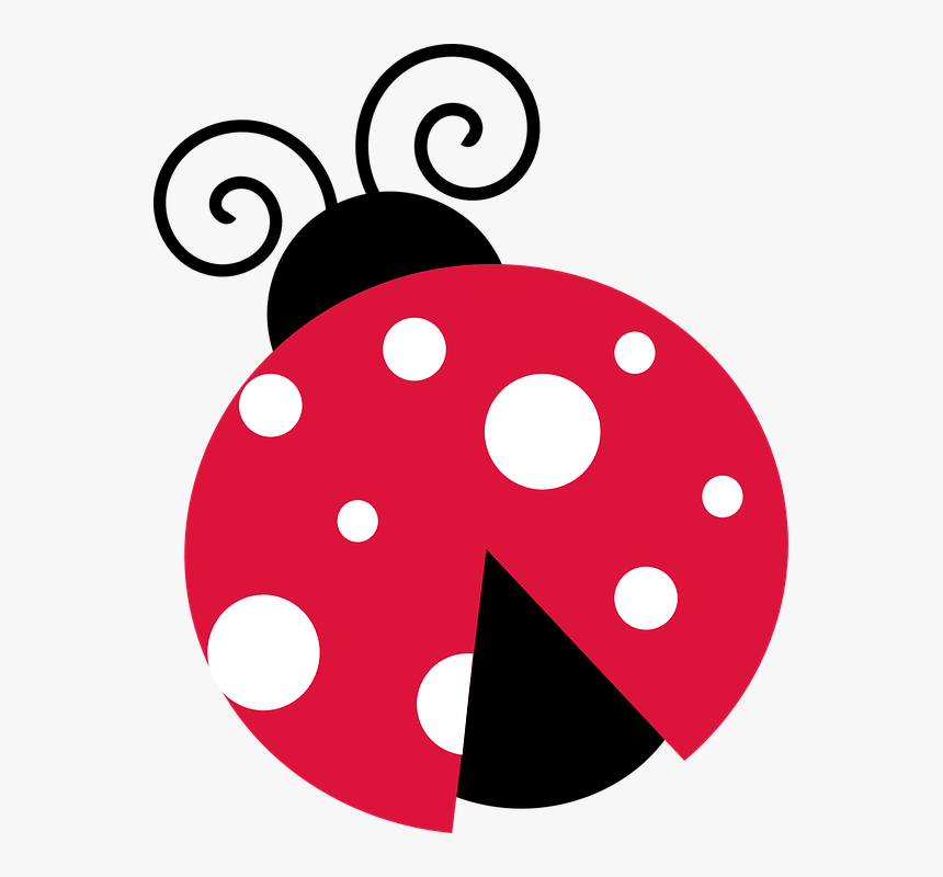 Ladybug, Lady, Bug, Insect, Dots, Pink, Beetle - Lady Bug Clip Art Spring, HD Png Download, Free Download