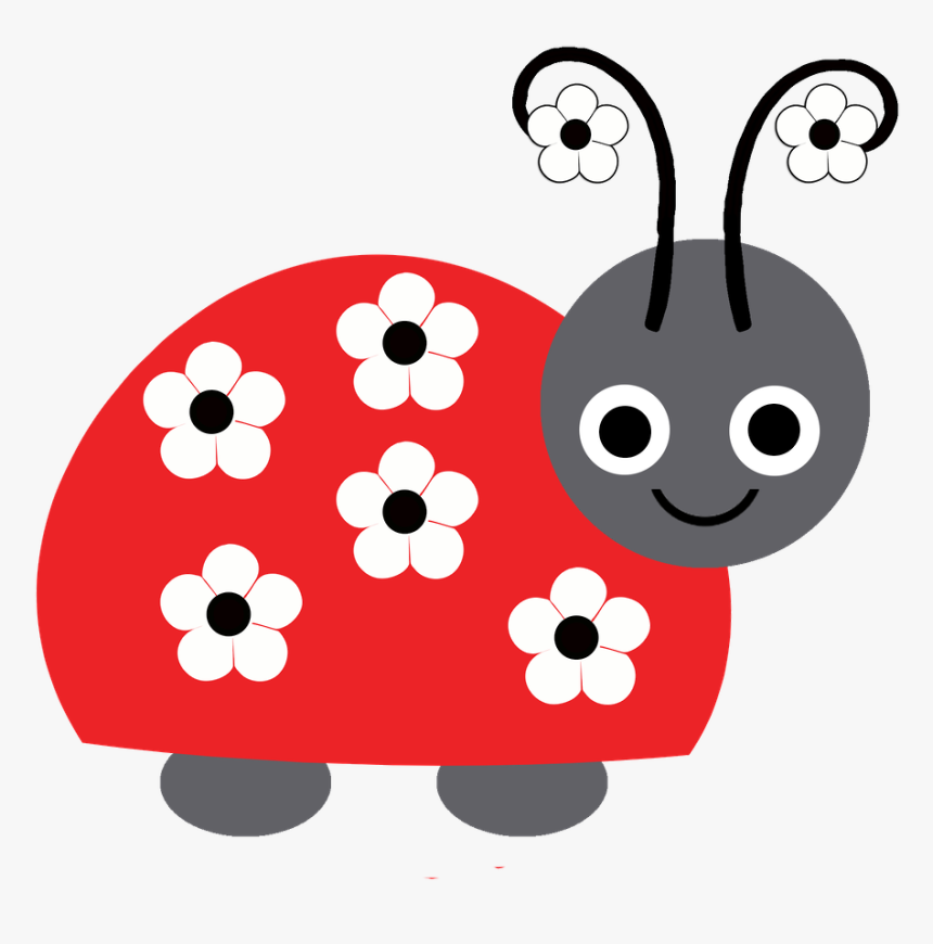 Joaninha Minus Lady Bug Pinterest Ladybug Bugs - Cute Ladybug Bugs Clipart, HD Png Download, Free Download