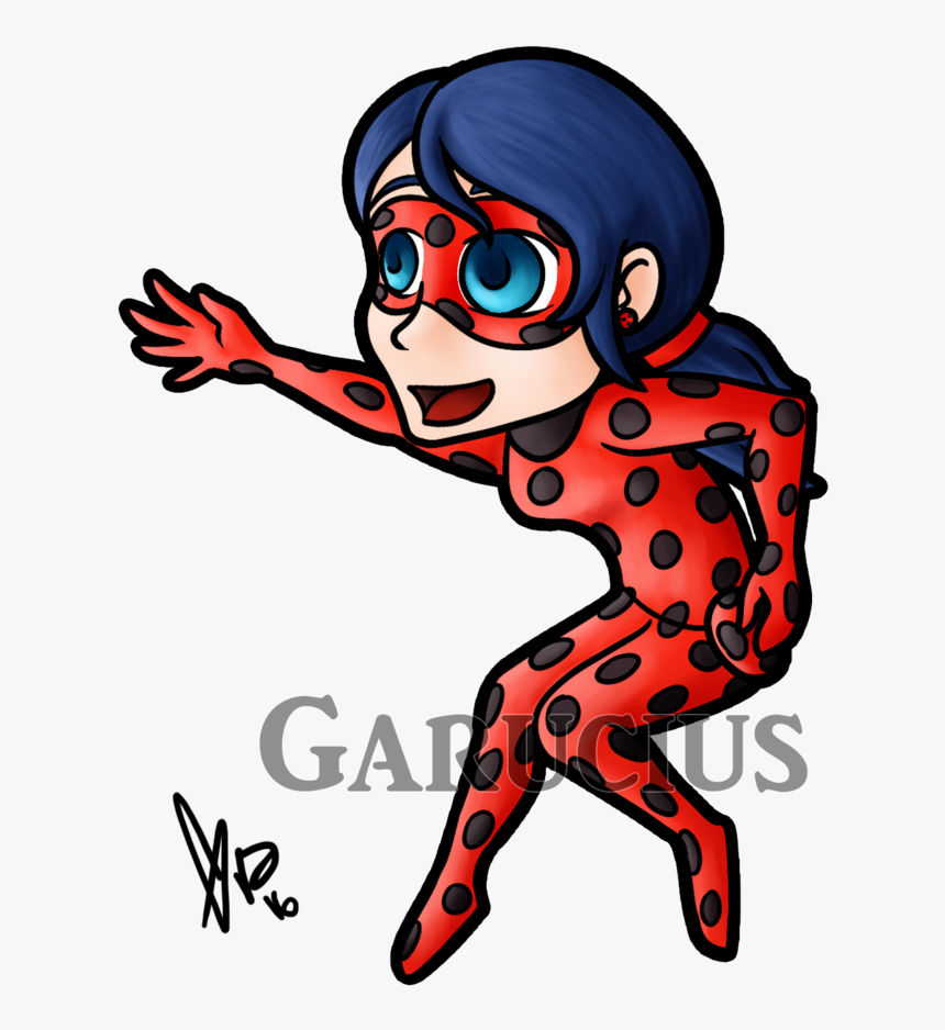 Miraculous Ladybug Lady Bug By Garucius - Lady Bug Miraculous Ladybug Clipart Ladybug, HD Png Download, Free Download