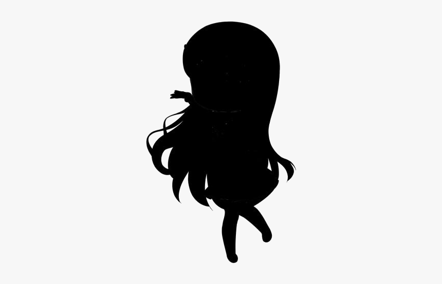 Girl Drawing Png Transparent Images - Silhouette, Png Download, Free Download