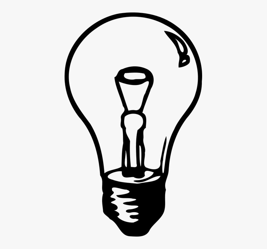 Jpg Transparent Stock Electricity Free On Dumielauxepices - Incandescent Light Bulb Clipart, HD Png Download, Free Download