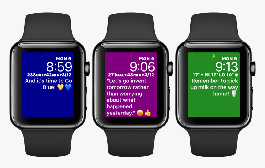 Customize Your Apple Watch With Custom Faces - Apple Watch Complications Remember The Milk, HD Png Download, Free Download