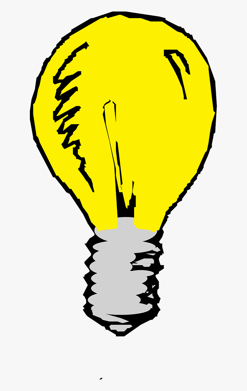 Vector Clip Art - Cartoon Light Bulb Thomas Edison, HD Png Download, Free Download