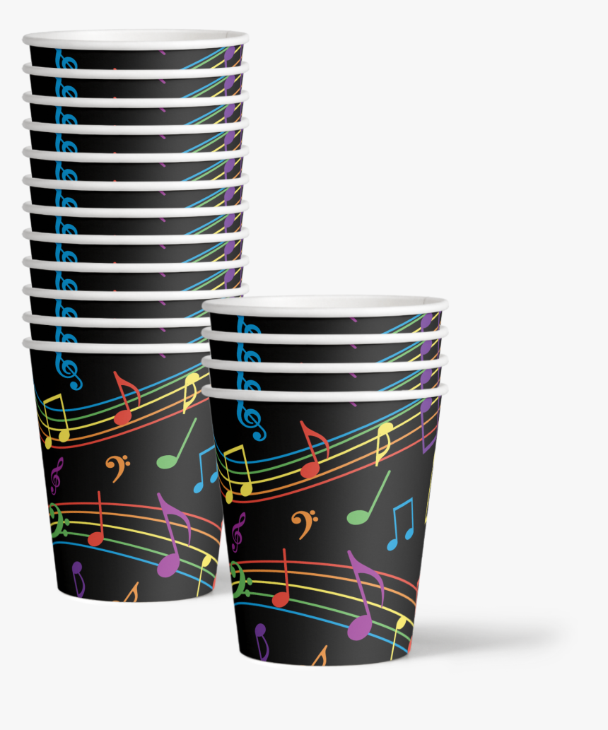 Colorful Music Notes Birthday Party Tableware Kit For, HD Png Download, Free Download