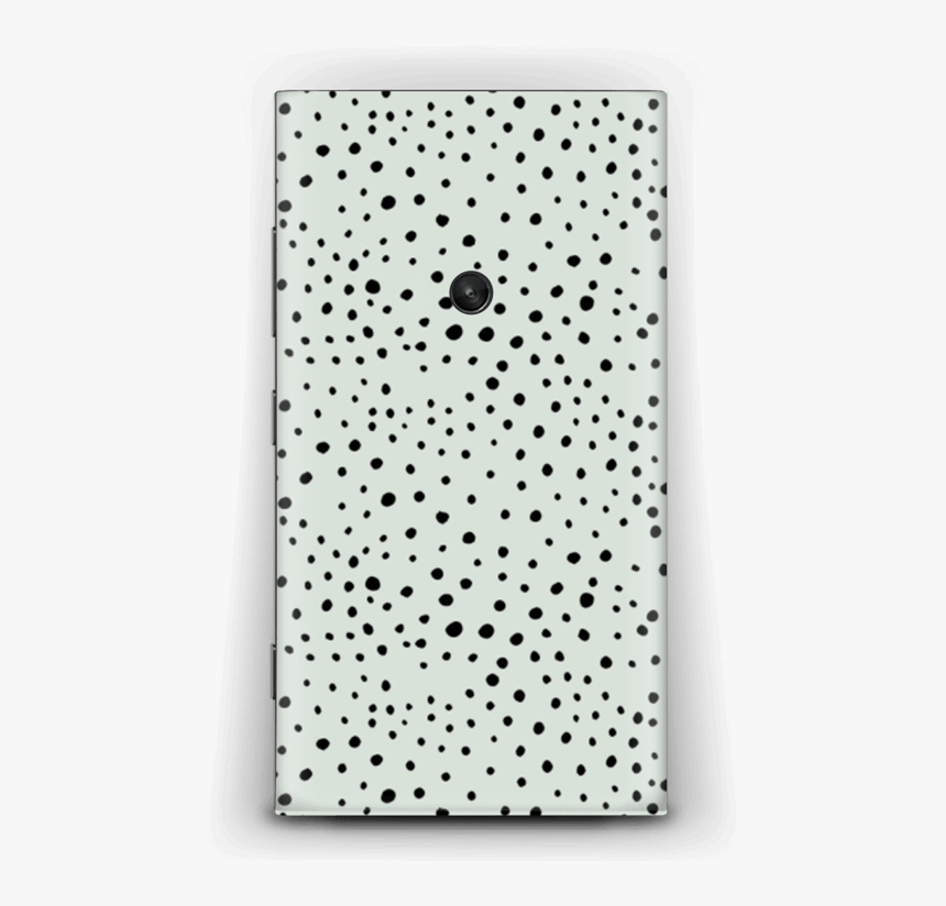 Black Dots On Green Skin Nokia Lumia - Polka Dots Trench Coat Black, HD Png Download, Free Download