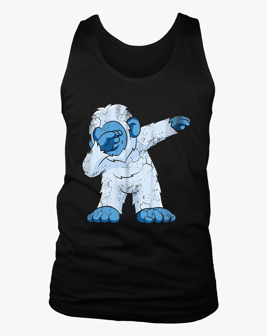 Dabbing Abominable Snowman Bigfoot Shirt - Cartoon, HD Png Download, Free Download