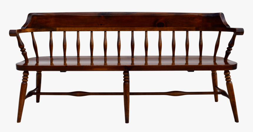 Antique Spindle Back Bench, HD Png Download, Free Download