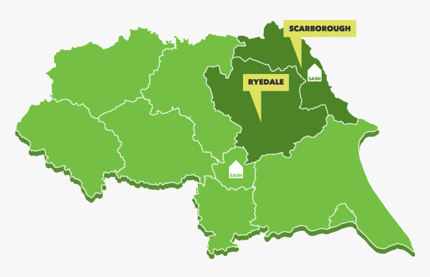 East Riding Of Yorkshire Map, HD Png Download, Free Download