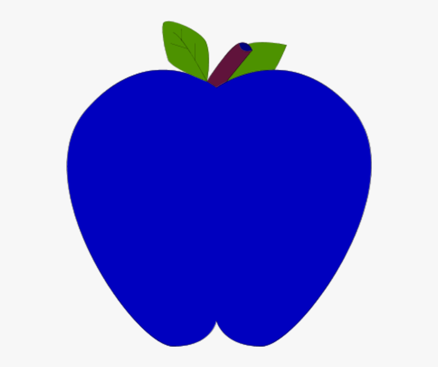 Transparent Apple Clip Art Png - Blue Apple Clipart, Png Download, Free Download