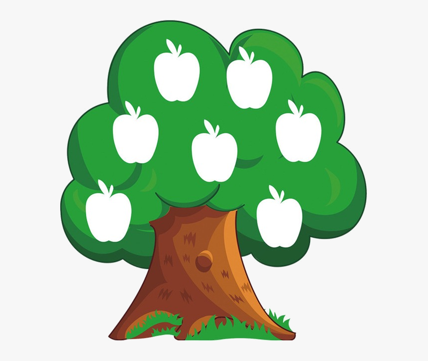 Apple Tree Clipart Cartoon Transparent Image And Png - Apple Tree Clipart, Png Download, Free Download