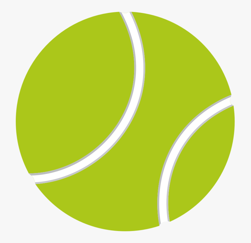 Tennis Balls Golf Balls Ball Game - Green Clip Art Tennis Ball, HD Png Download, Free Download