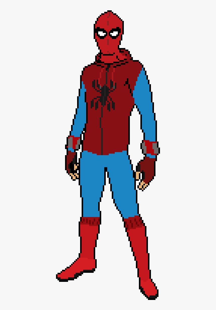 Homemade Suit Spiderman Homecoming Drawing, HD Png Download, Free Download