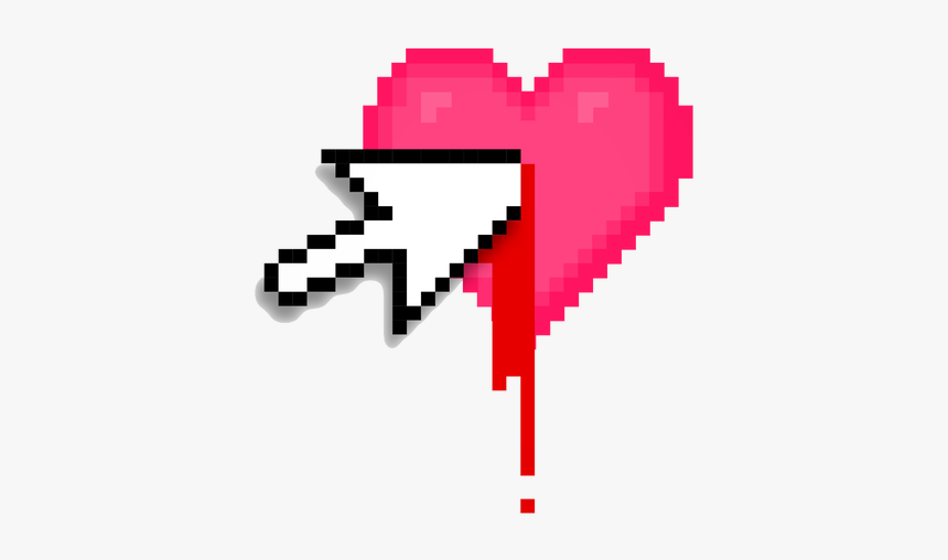 #heart #heartbroken #sad #sadness #broken #tumblr #aesthetic - Aesthetic Broken Heart Png, Transparent Png, Free Download