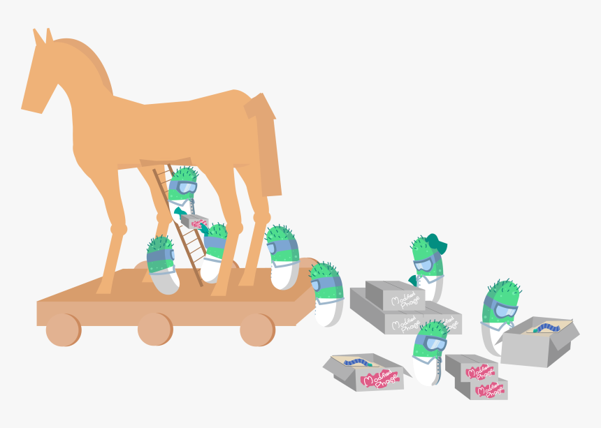 Transparent Trojan Png - Trojan Horse Bacteria, Png Download, Free Download