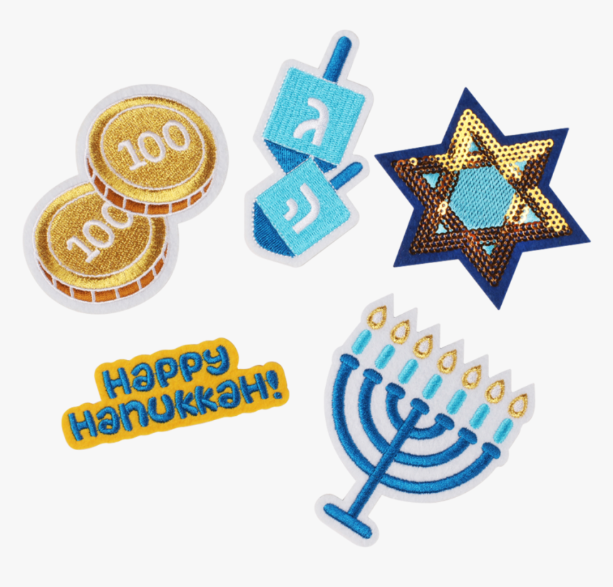 Set Of Six Hanukkah Instant Ugly Sweater Patches Specifically - Fête De La Musique, HD Png Download, Free Download