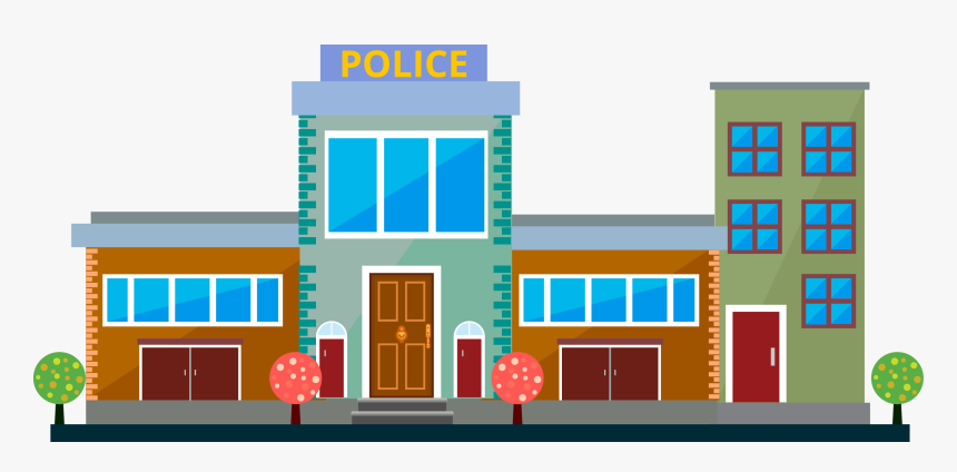 Police Station Police Officer Clip Art - Police Station Vector Png, Transparent Png, Free Download