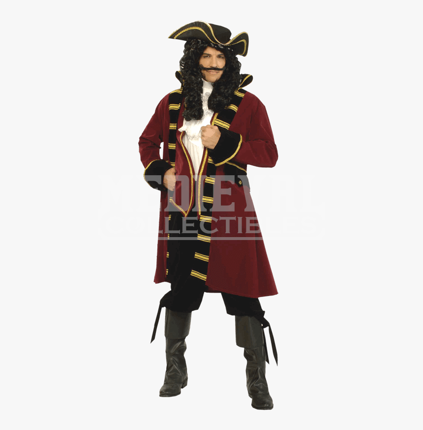 Pirate Captain Png - Mens Pirate Captain Costume, Transparent Png, Free Download