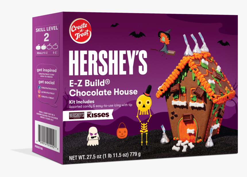 Halloween Gingerbread House Kit, HD Png Download, Free Download