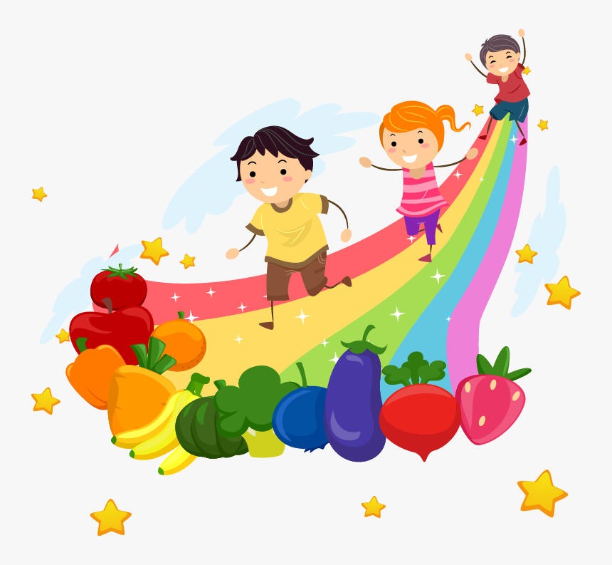 Rainbow Clip Child - Kids Rainbow Png, Transparent Png, Free Download