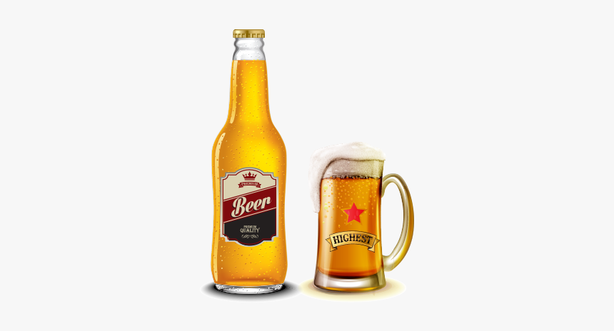 Png Beer Bottle Vector, Transparent Png, Free Download