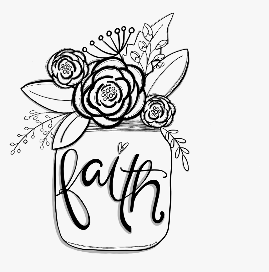 Doodle 101 / Flower Jar - Flower Jar Doodle, HD Png Download, Free Download